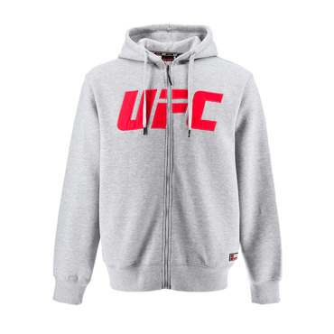 UFC OFFICIAL LOGO red jacket-grey
